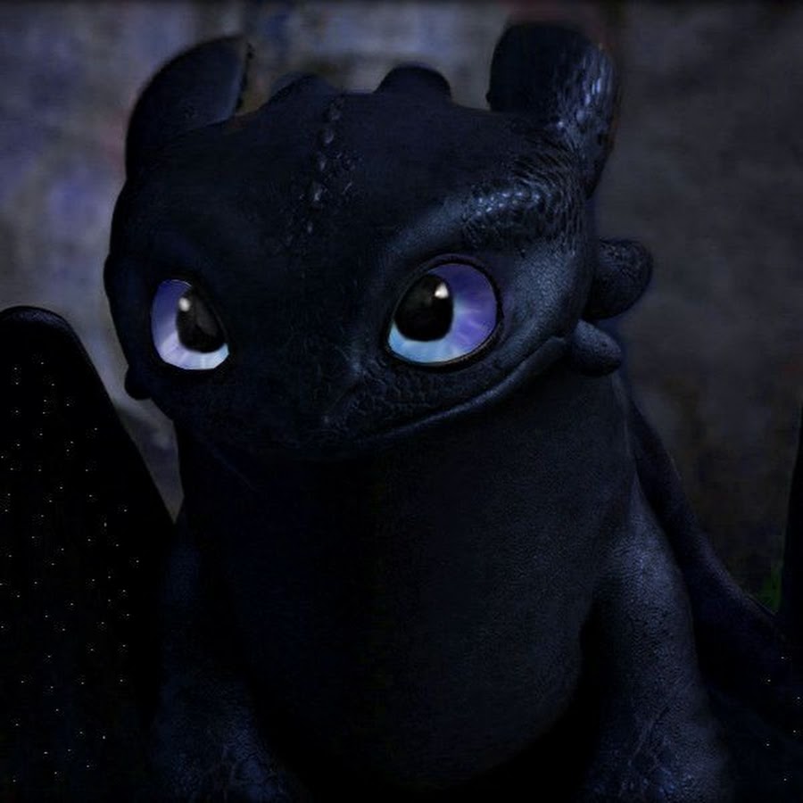 Черный дракон из мультика