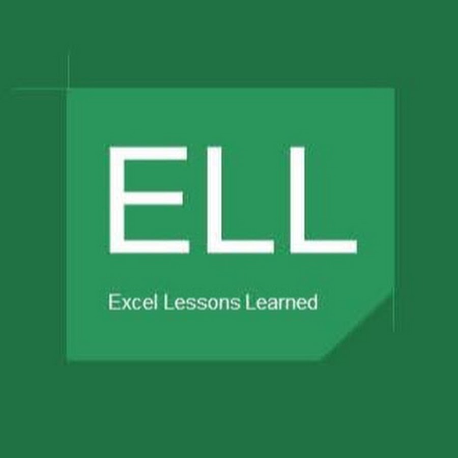  ell excel lessons learned youtube