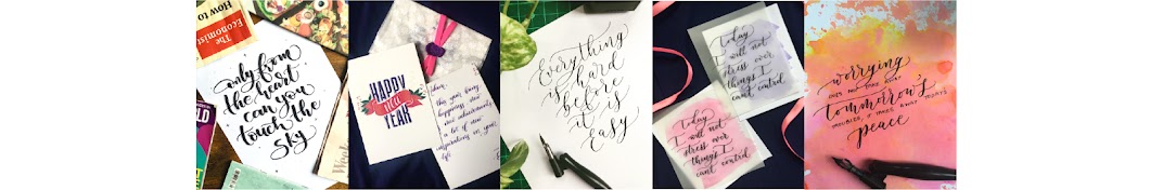 Beginner supplies for brush calligraphy