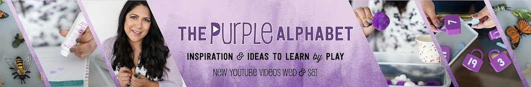 The Purple Alphabet Banner