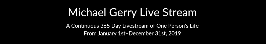 Michael Gerry Live Stream Banner
