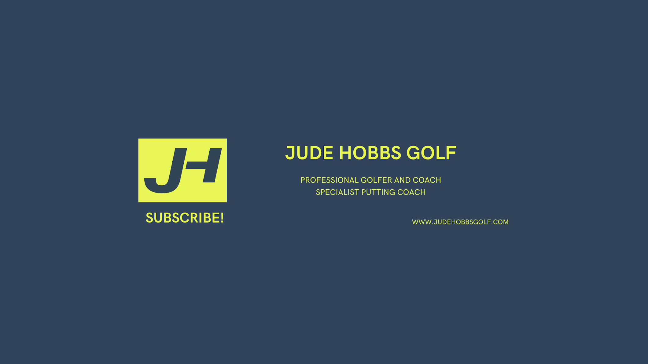 Jude Hobbs Golf