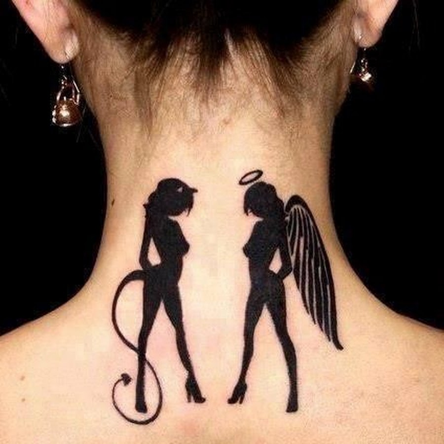 Татуировка Близнецы знак зодиака для женщины