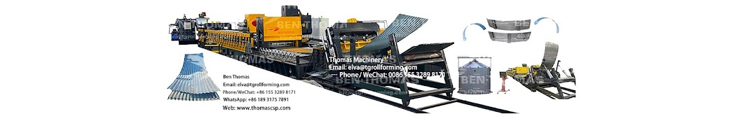 Steel profile roll forming machines