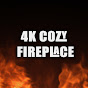 4K Cozy Fireplace