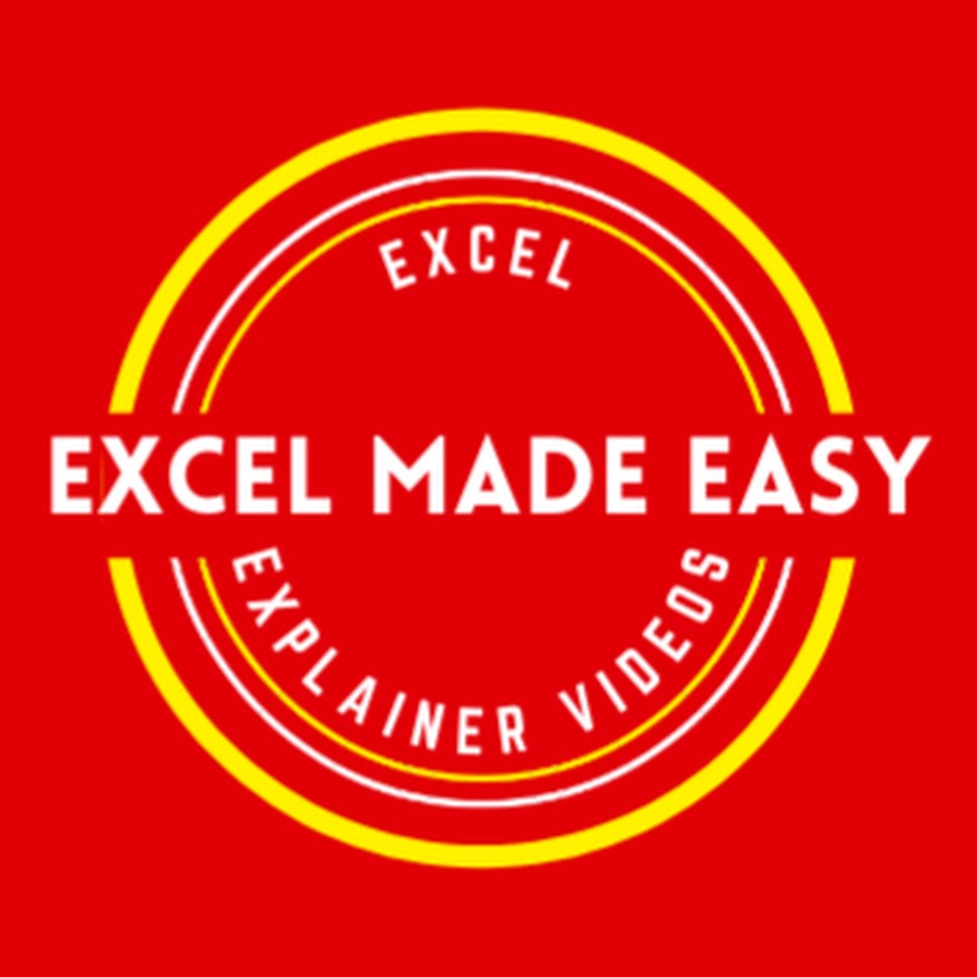 Excel Made Easy - YouTube