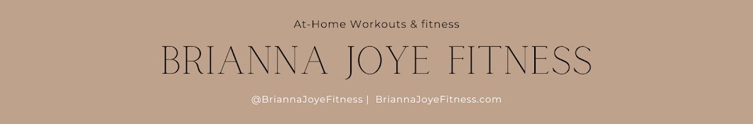 BriannaJoye Fitness Banner