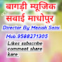 Bagdi music sawai madhopur