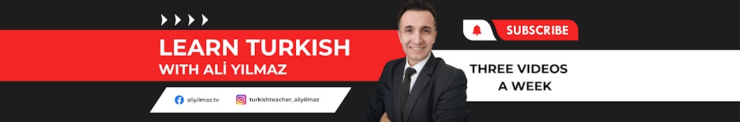 Learn Turkish With Ali Yılmaz Banner