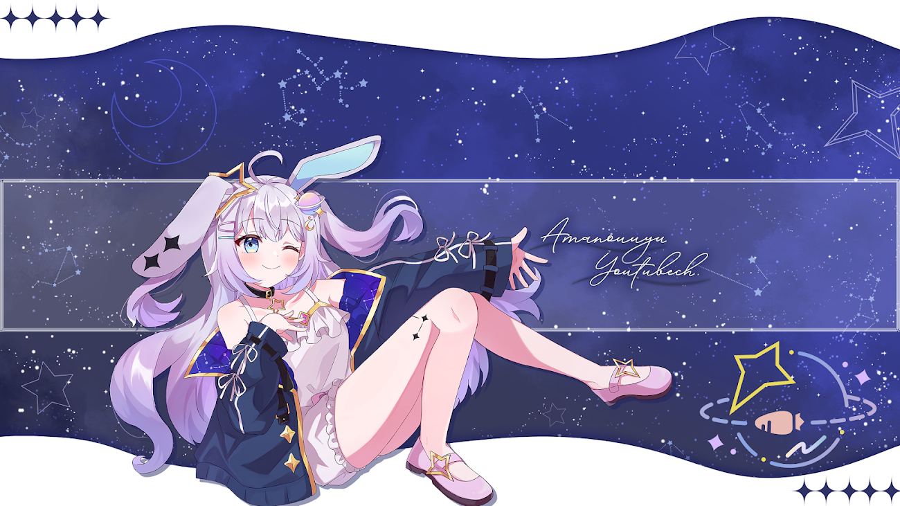 チャンネル「天ノ羽うゆ /  Amanou_uyu ch.」のバナー