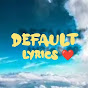 Default lyrics