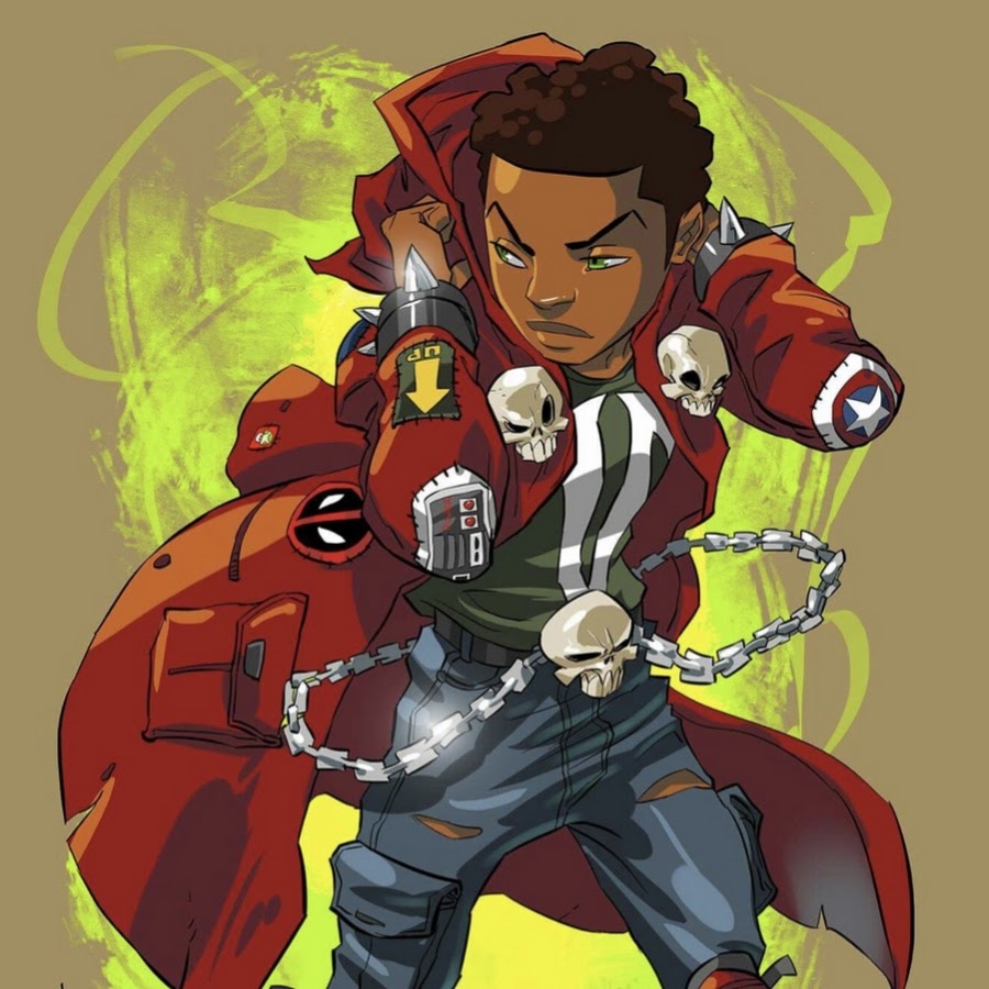 Young hero. Marcus Williams Art.