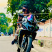 lady biker shova