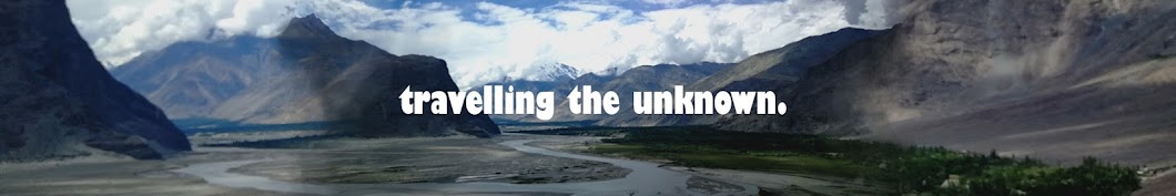 travelling the unknown. Banner