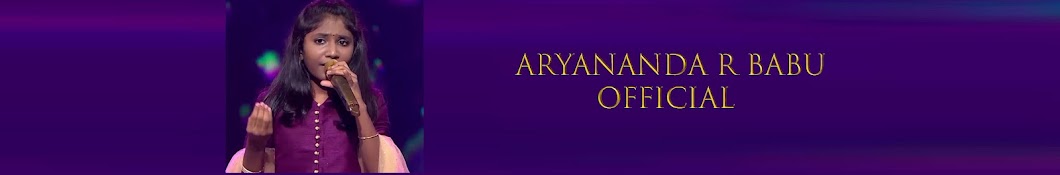 Aryananda R Babu Official Banner