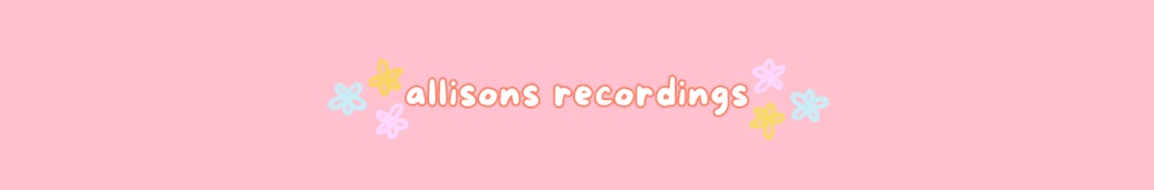 allisons recordings