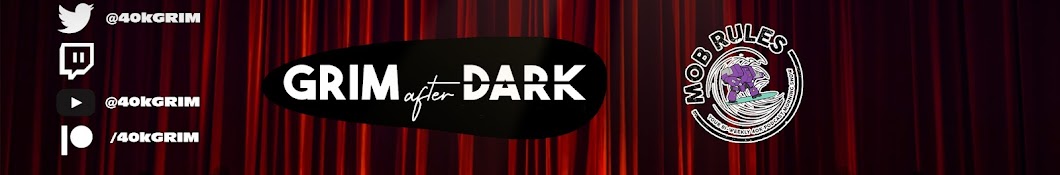 Grim After Dark | A Warhammer 40K Late Night Show Banner
