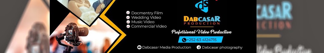 Dabcasar Media Production Banner