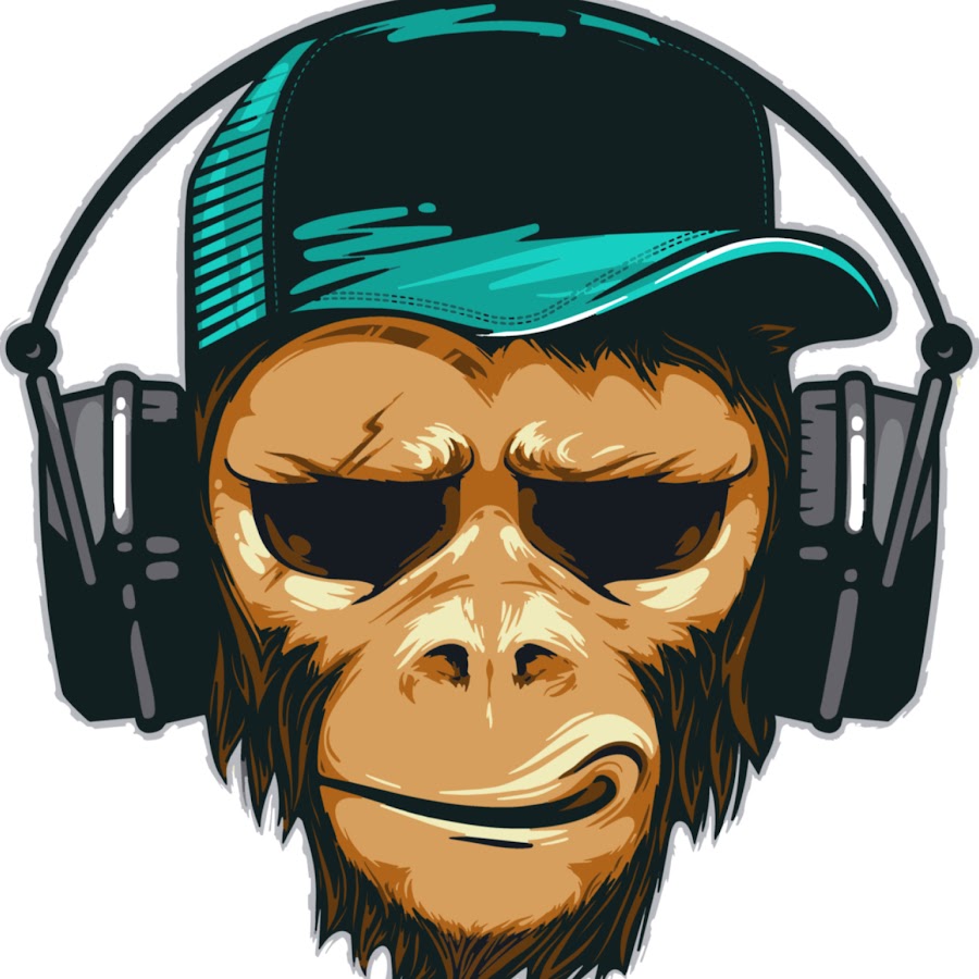 Monkey radio. Обезьяна в наушниках. Обезьяна в кепке. Шимпанзе с наушниками.