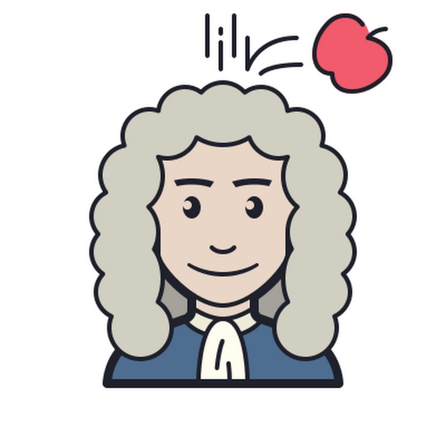 Ньютон на прозрачном фоне