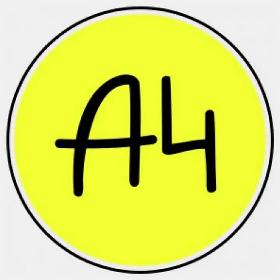 Значок а4 желтый