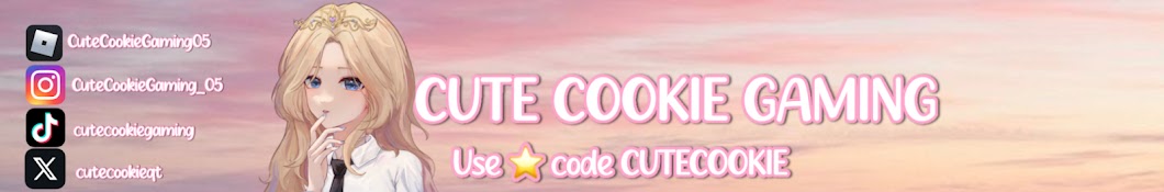 Cute Cookie Gaming Banner