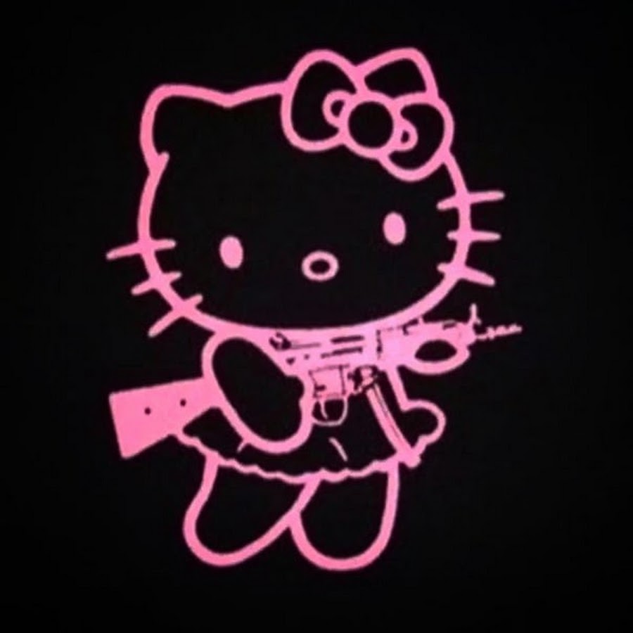 Фото черная hello kitty