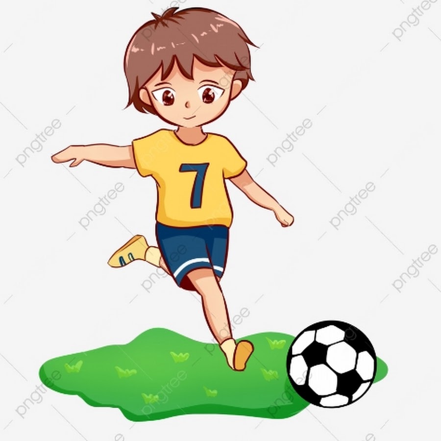 Мальчик не может играть в футбол картинка для детей