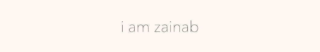 i am zainab Banner