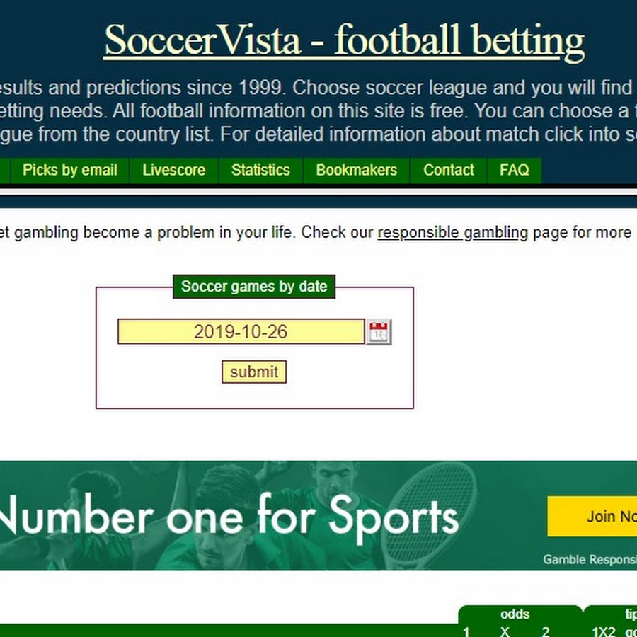 www soccervista prediction tips