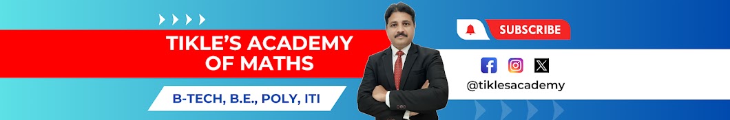 TIKLE'S ACADEMY OF MATHS Banner
