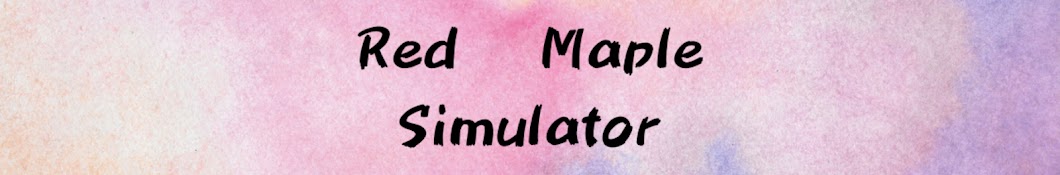 Red Maple Simulator Banner