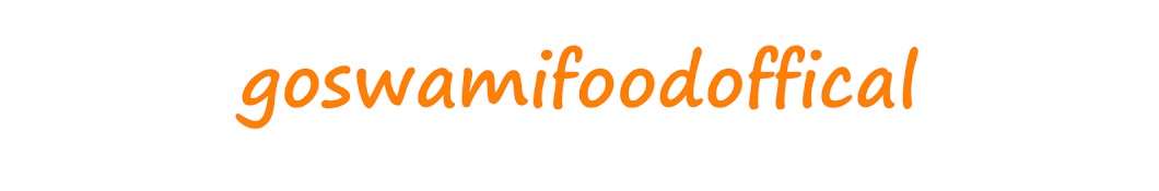 Goswami Food Offical ( Bunty Goswami)