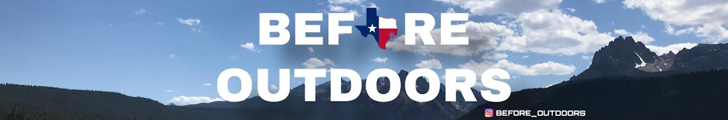 Before Outdoors Banner