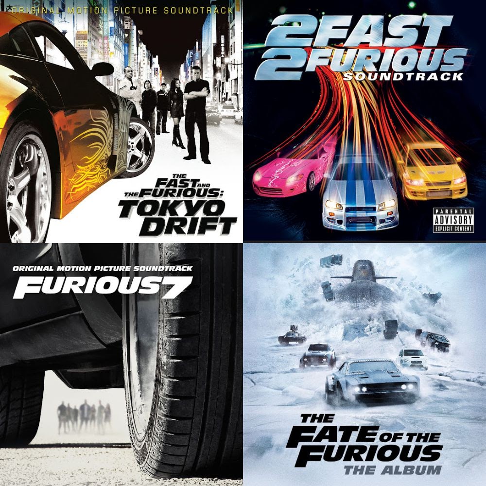 canzoni fast and furious 1 2 3 4 5 6