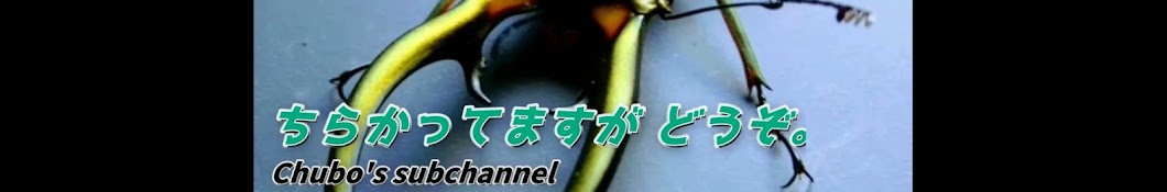 虫房ちゅうぼうのサブチャンネル