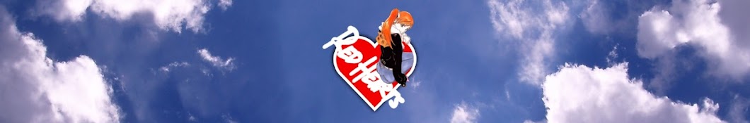 Red Hearts 根気 Banner