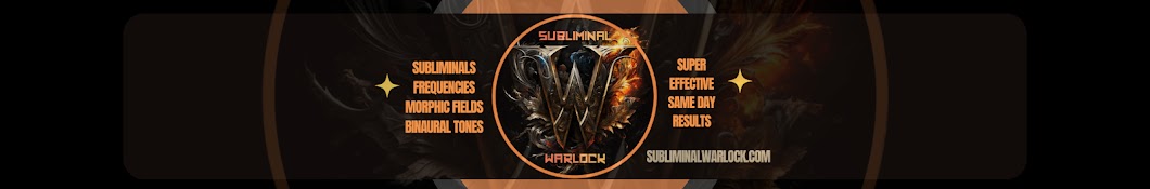 Subliminal Warlock Frequencies Banner