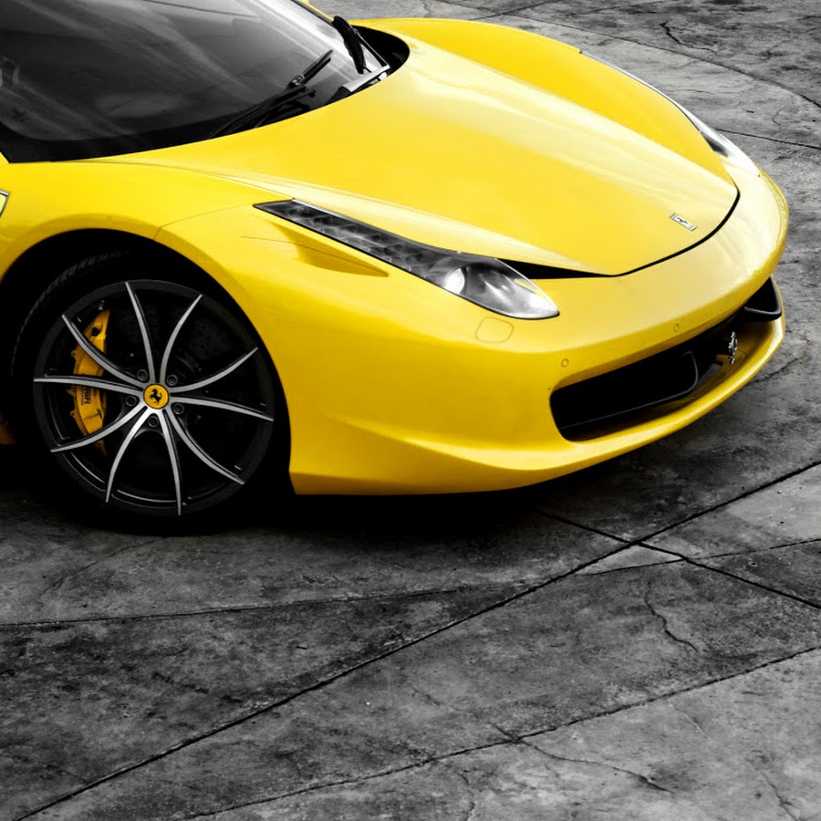 Феррари 458 Italia желтая