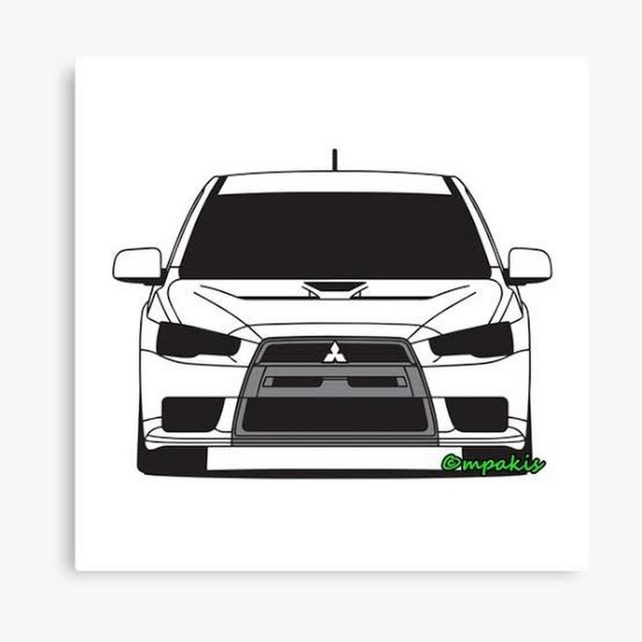 X 10 рисунок. Mitsubishi EVO X спереди. Lancer EVO X вектор. Лансер Эво 10 силуэт. Mitsubishi Lancer 9 CB vector.