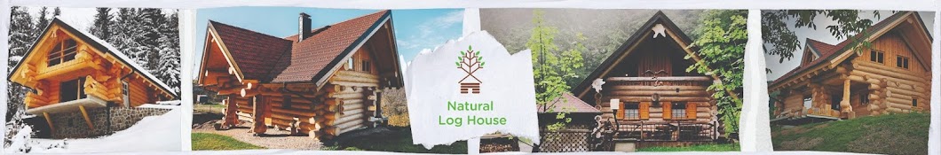 Natural Log House Banner