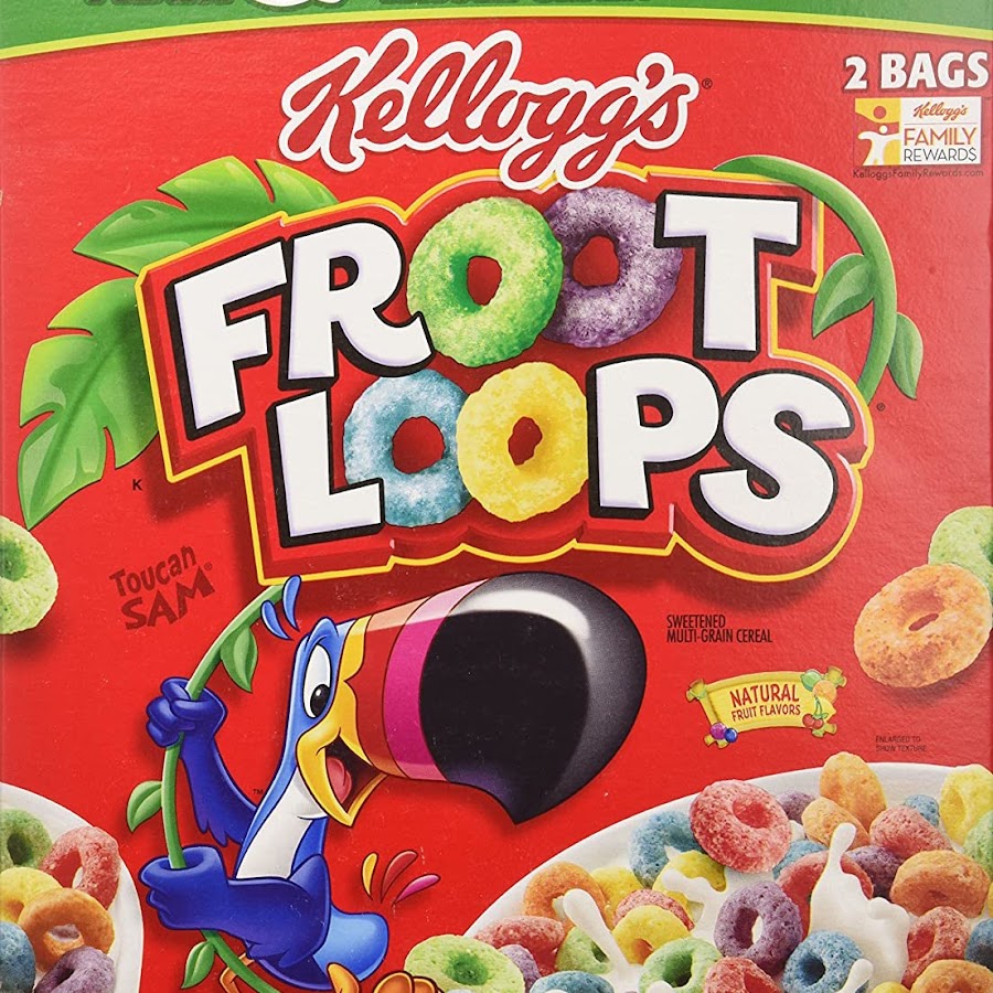 That little puff. Хлопья Froot loops. Fruity loops хлопья. Froot loops Cereal. Kellogg's Froot loops.