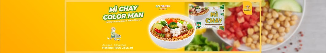 Color Man Food Banner