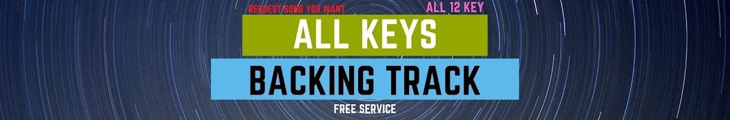All Keys Backing Track Banner