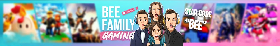 Bee Family Gaming Banner