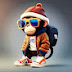 Monkey in Sneakers