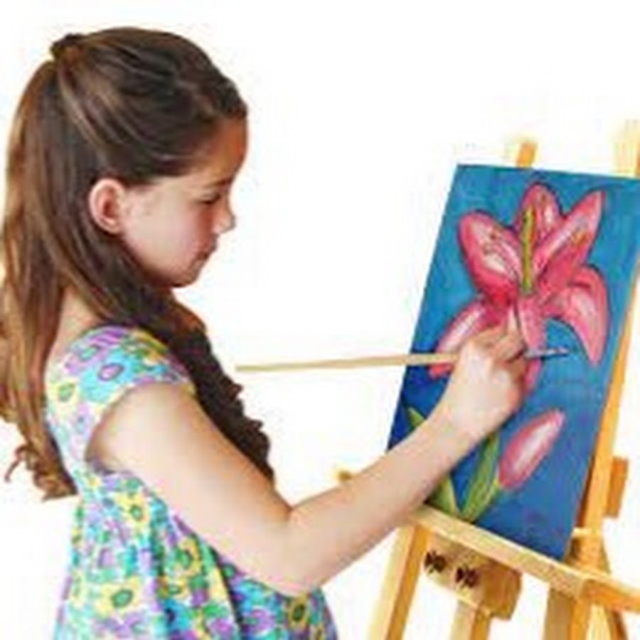 Are they painting a picture. Ребенок художник. Kids Art. Painting for Kids. Большая картина, краски руками семья.