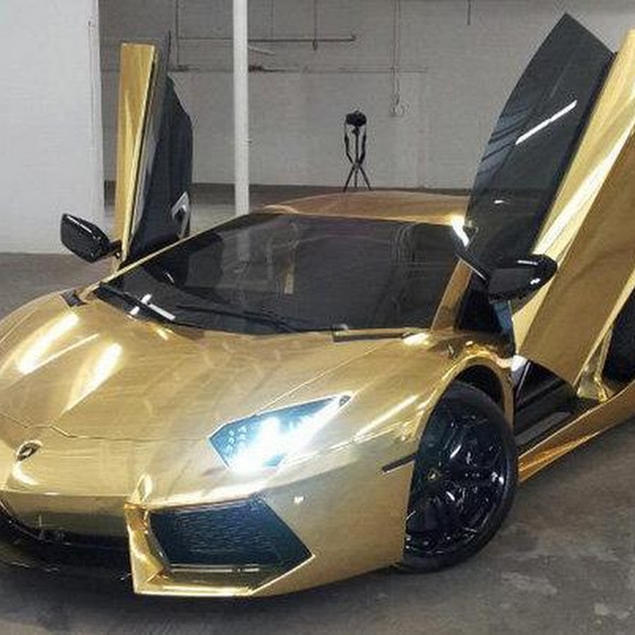 Lamborghini Aventador s Золотая