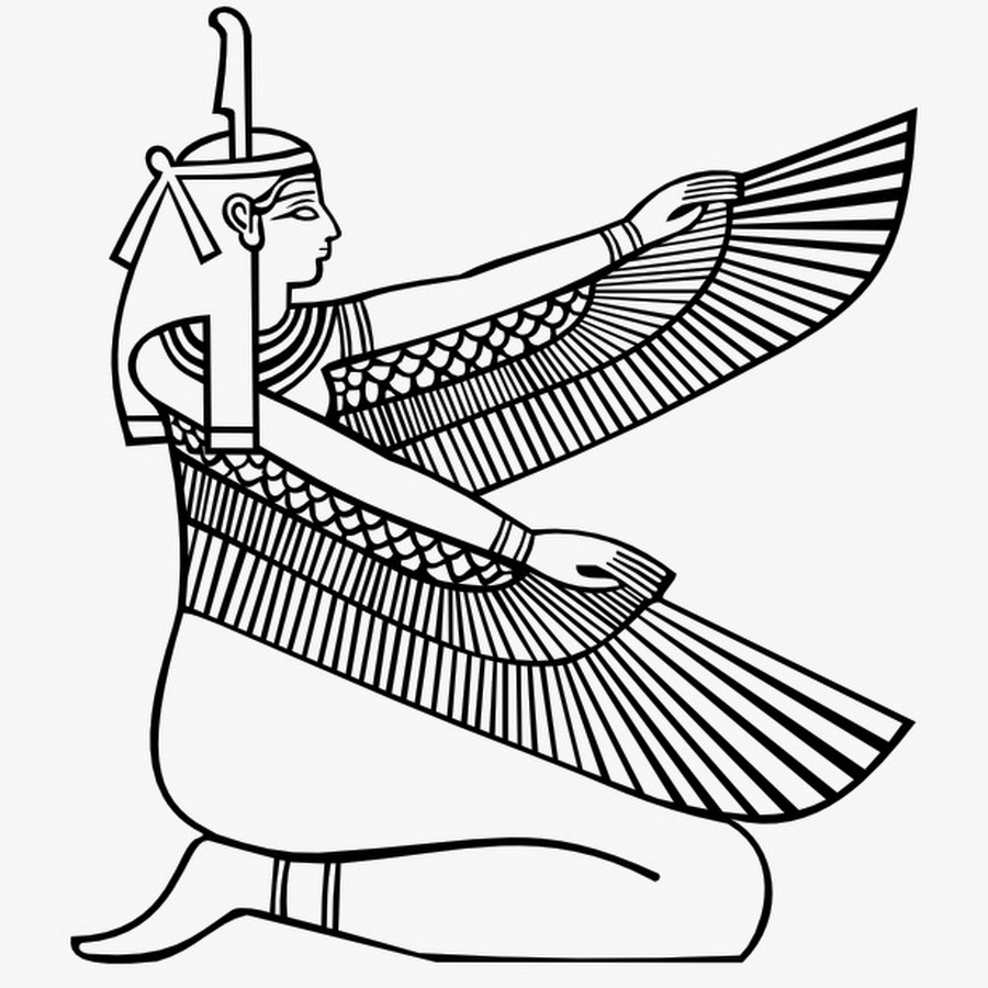 Рисунок древнего египта раскраска