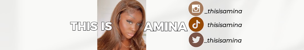 THIS IS AMINA Banner
